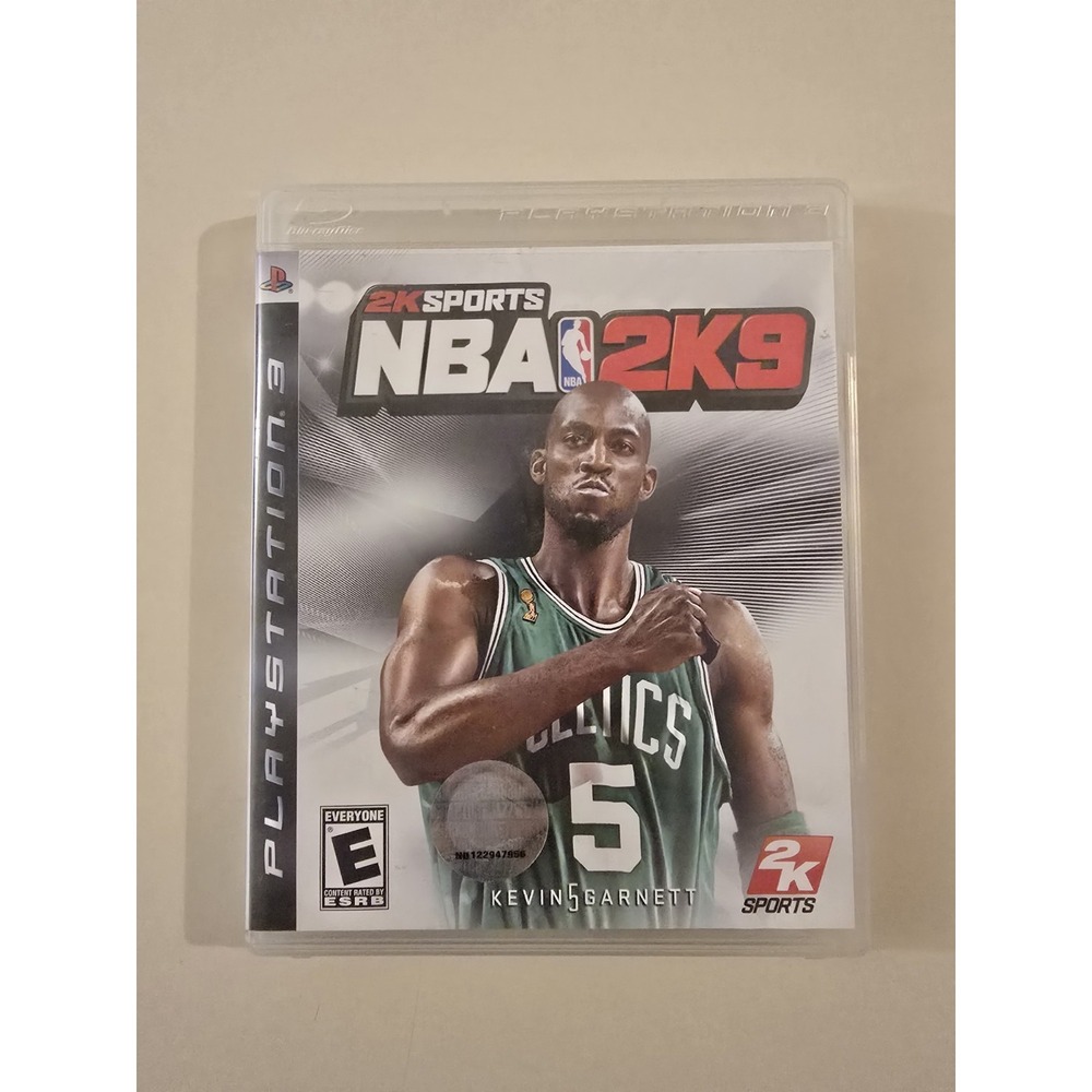 NBA 2K9 PS3 Basketball Video Game Sony PlayStation 3 2008 Kevin Garnett Cover